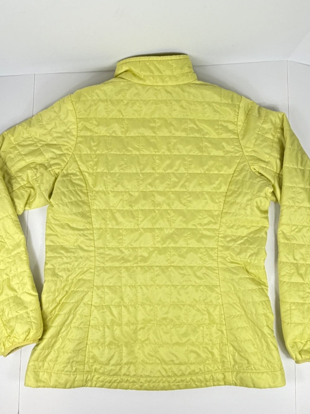 Patagonia Nano Puff Jacket Womens Yellow PrimaLoft Insulated Coat Size L - Picture 2 of 8